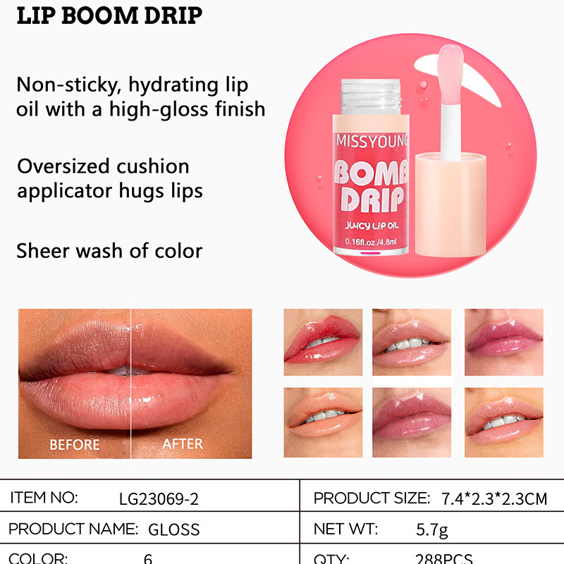 批发高品质 Lip Boom 滴水出售 LG23069-2